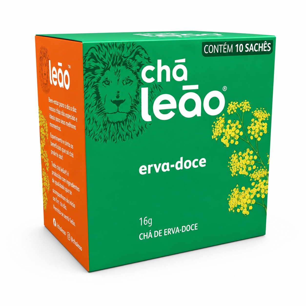 CHA LEAO ERVA DOCE 16G C/10