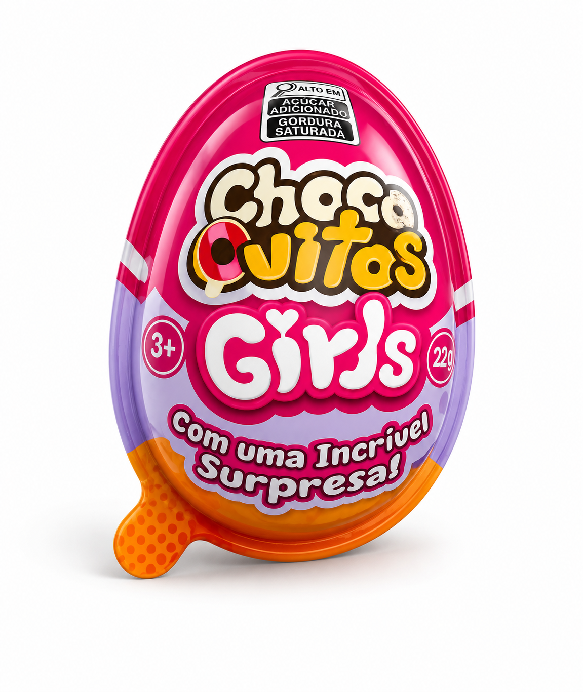 OVO SURPRESA AUDAZ CHOCOOVITOS GIRLS 22G