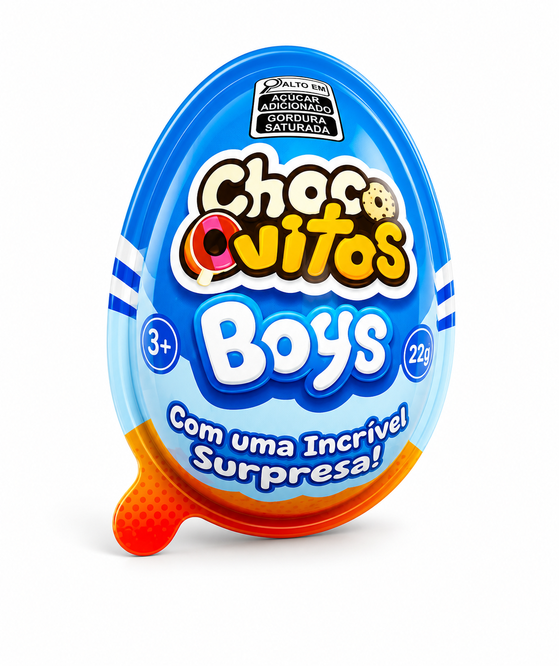 OVO SURPRESA AUDAZ CHOCOOVITOS BOYS 22G