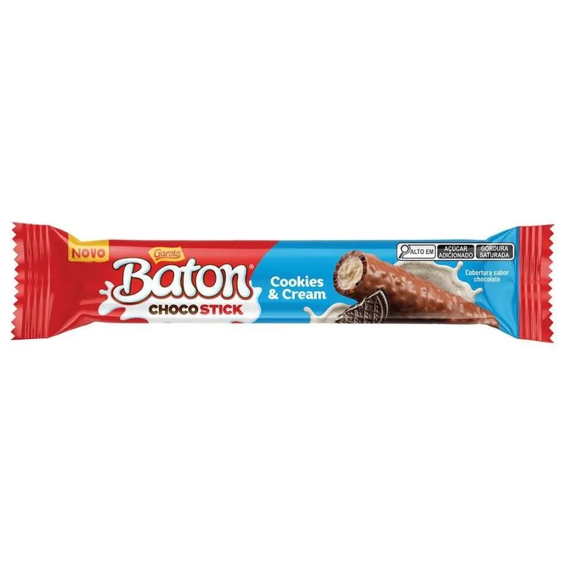 CHOC BATON CHOCOSTICK COOKIES CREAM 26G