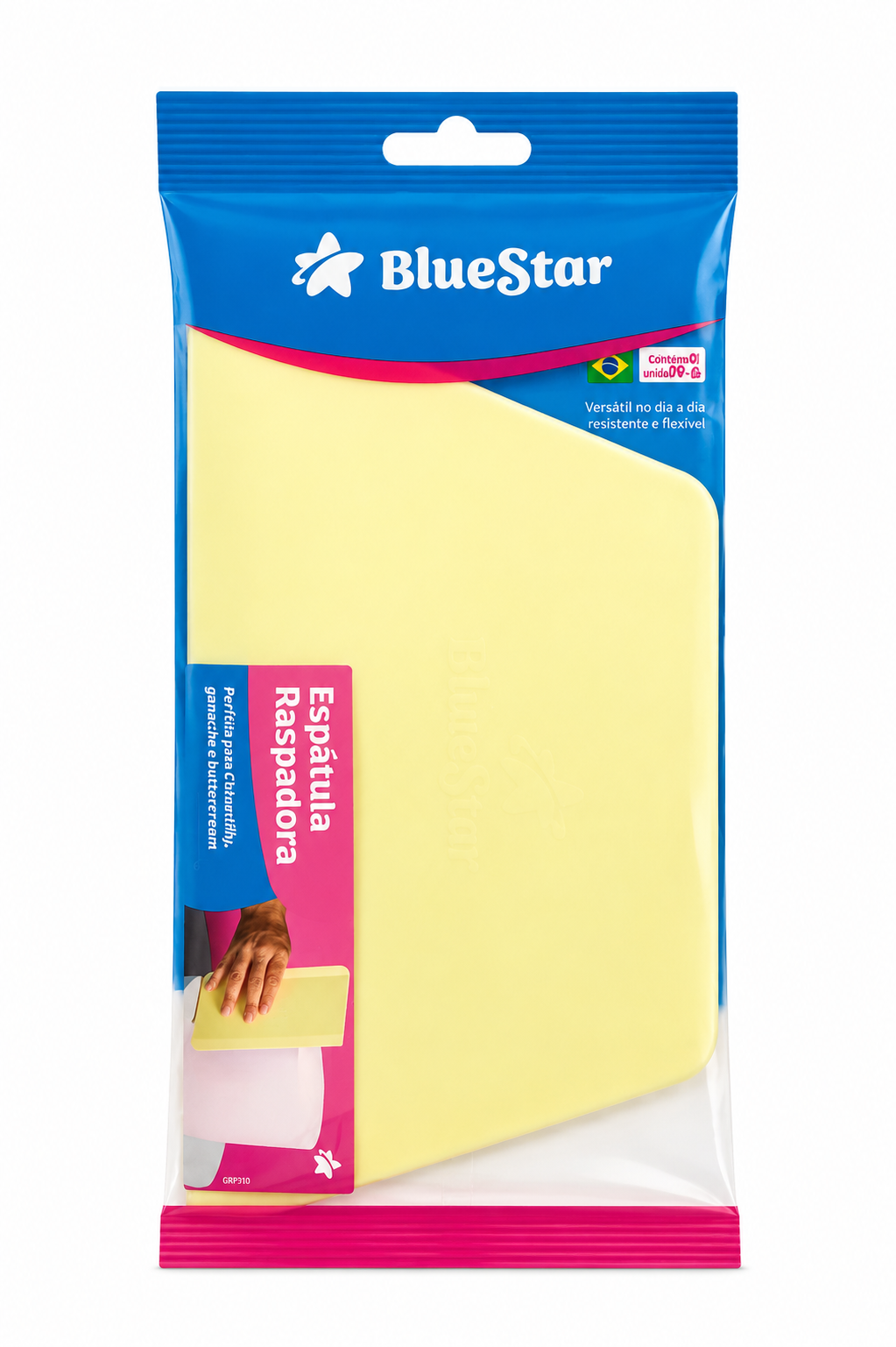 ESPATULA RASPADORA BLUESTAR AMARELA
