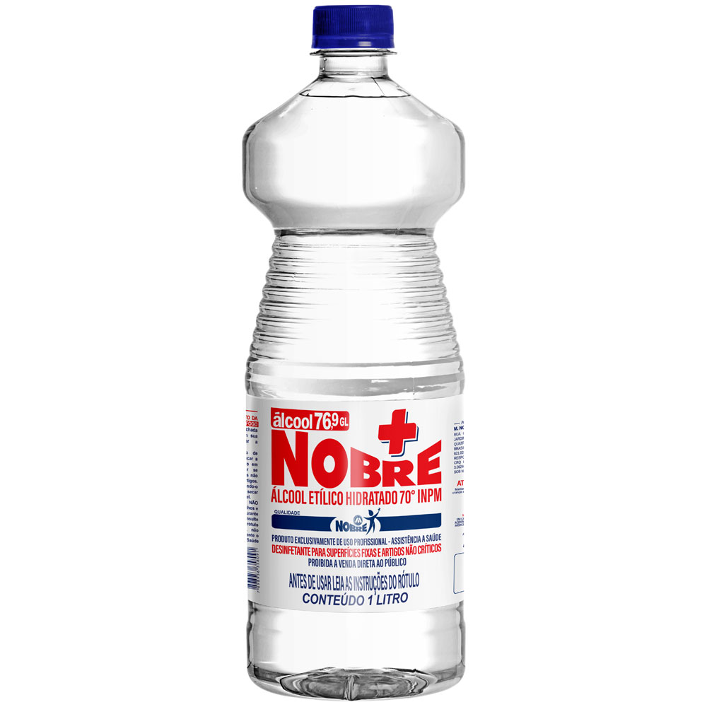ALCOOL LIQ NOBRE 70° 1LT