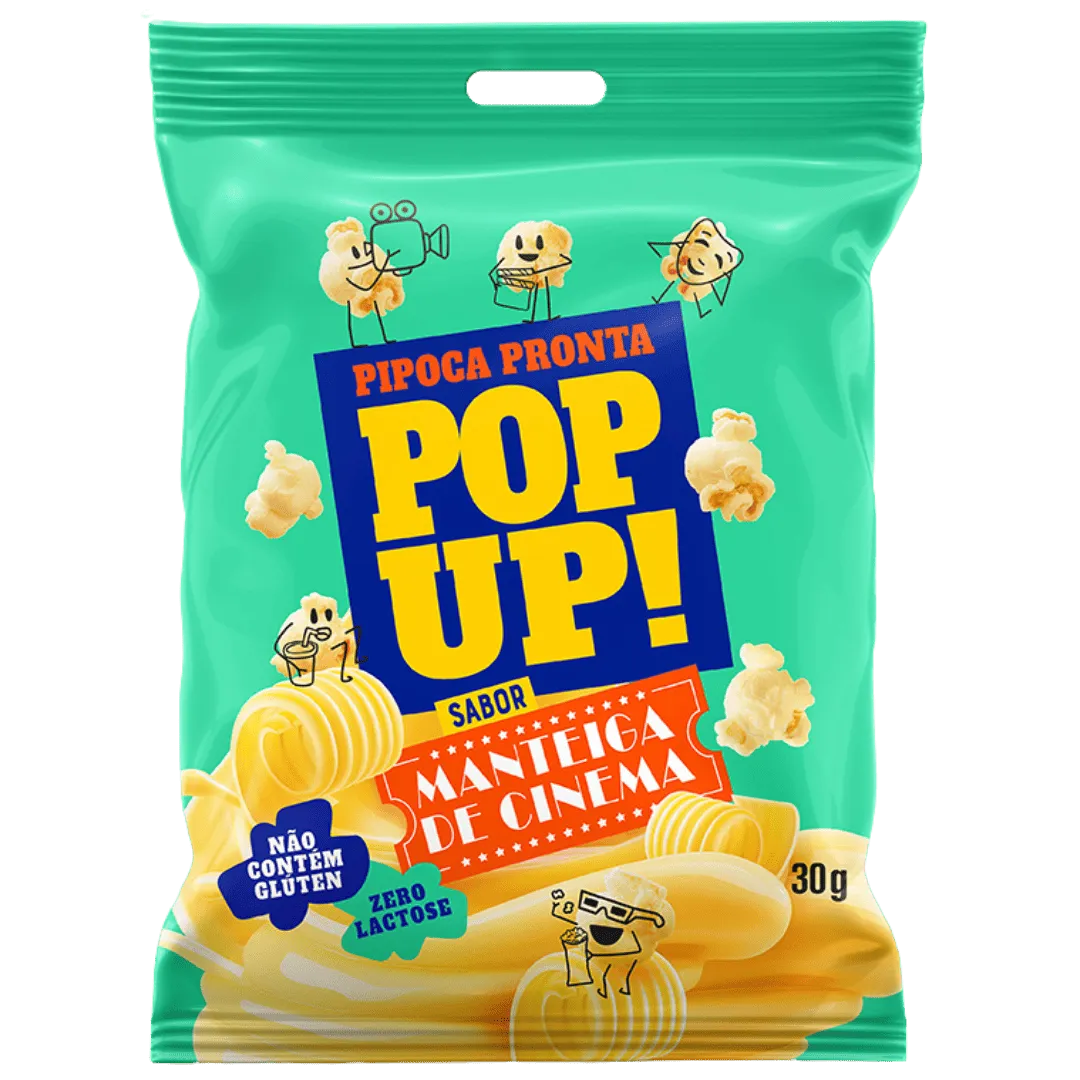 PIPOCA POP UP MANTEIGA DE CINEMA 30G