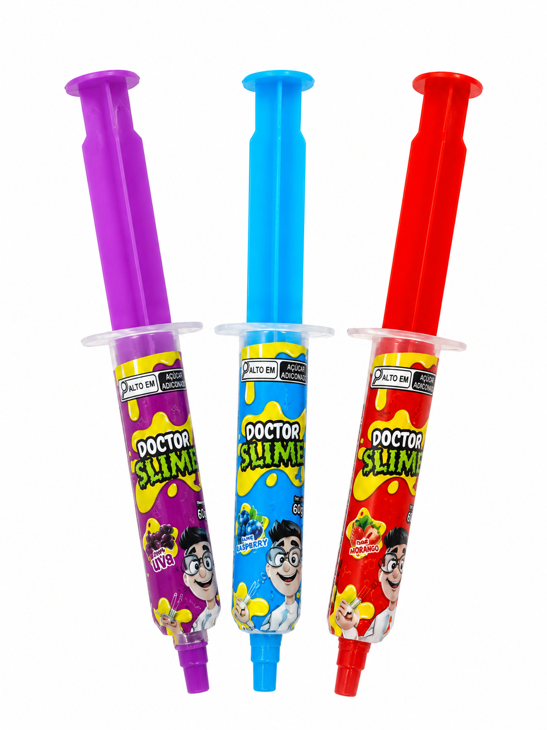 BALA GEL DOCTOR SLIME SABORES 6,5G