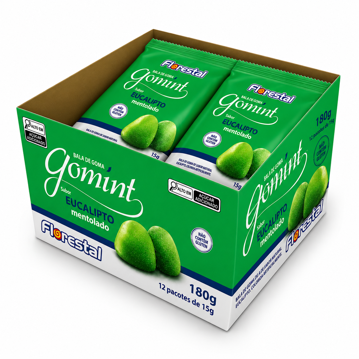 BALA DE GOMA FLORESTAL GOMINT EUCALI 15G