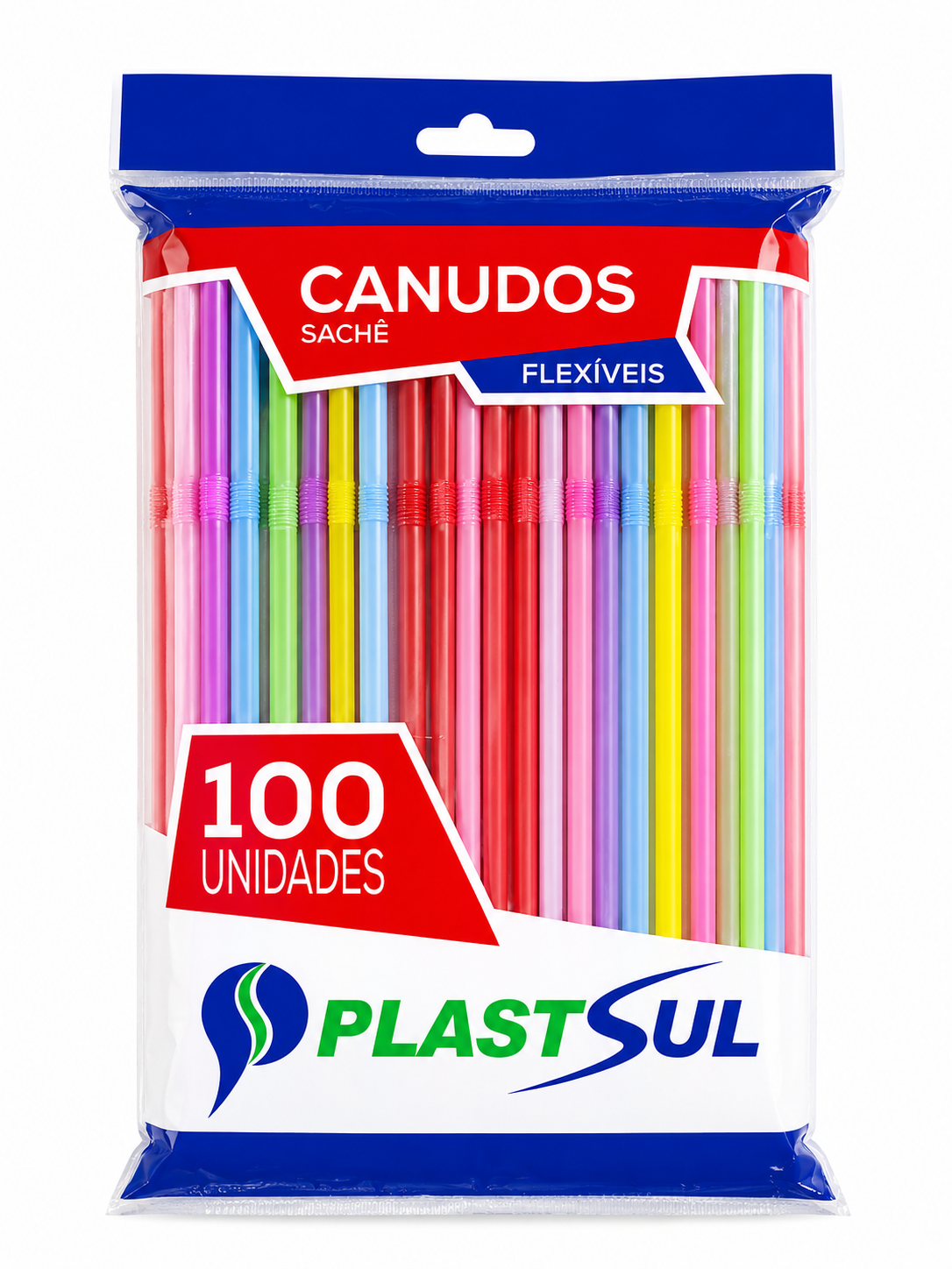 CANUDO PLAST 6MM PLASTSUL COLOR C/100
