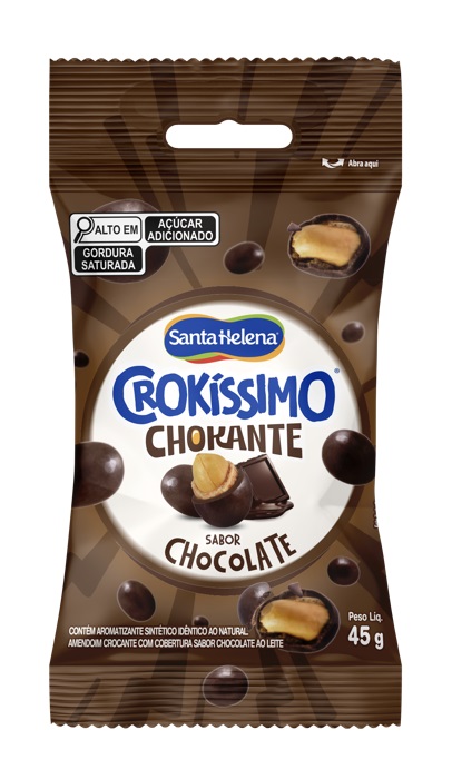 AMENDOIM CROKISSIMO CHOCOLATE 45G