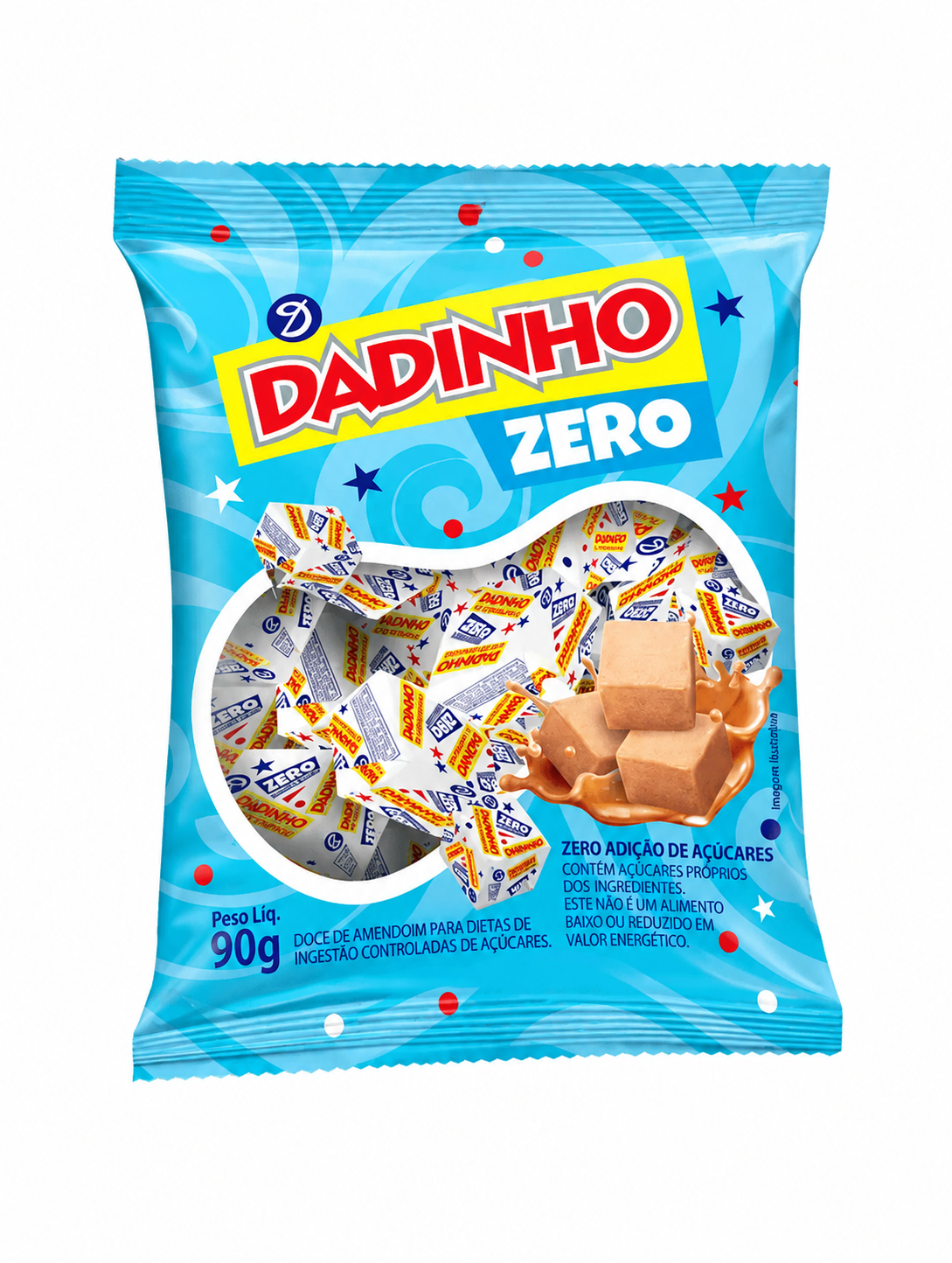 BALA DADINHO ZERO ADICAO ACUCAR 90G