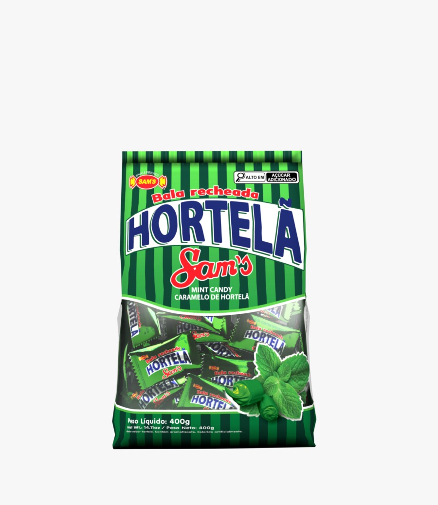 BALA SAMS HORTELA RECH 400G C/80