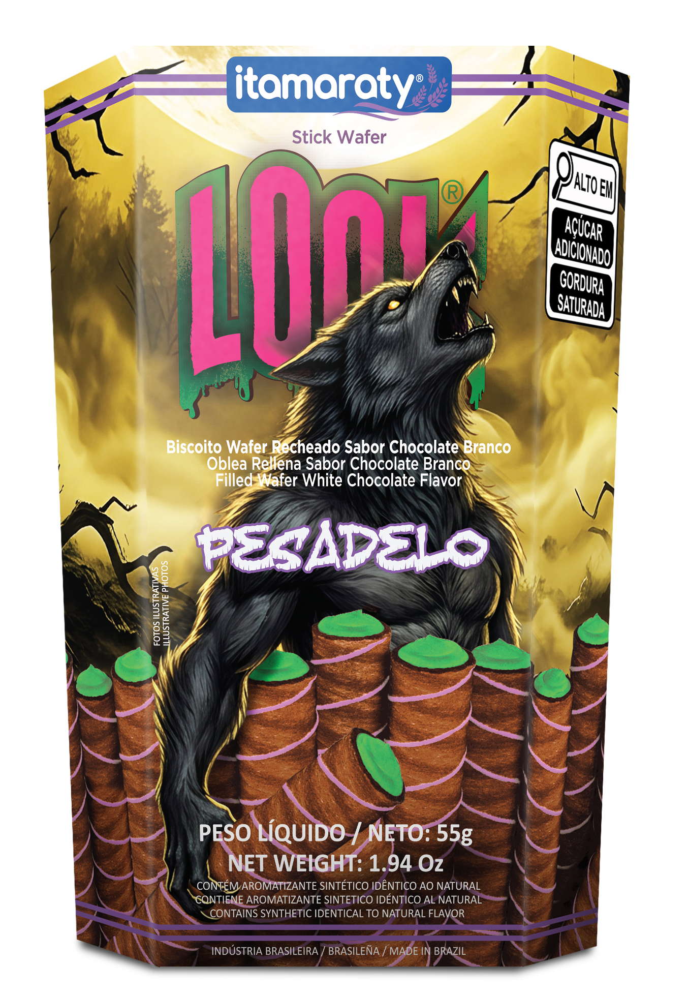 BISC LOOK PESADELO 55G