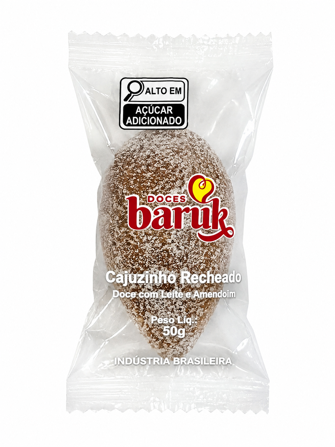 DOCE BARUK CAJUZINHO RECHEADO 50G UN
