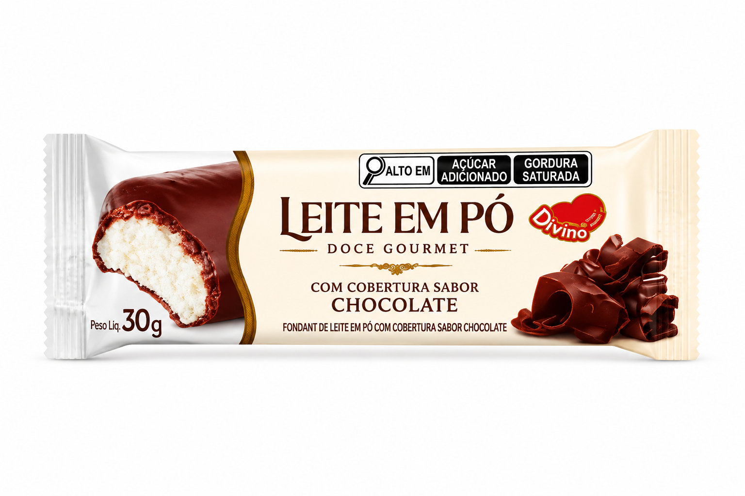 DOCE LEITE PO DIVINO COB CHOC 30G