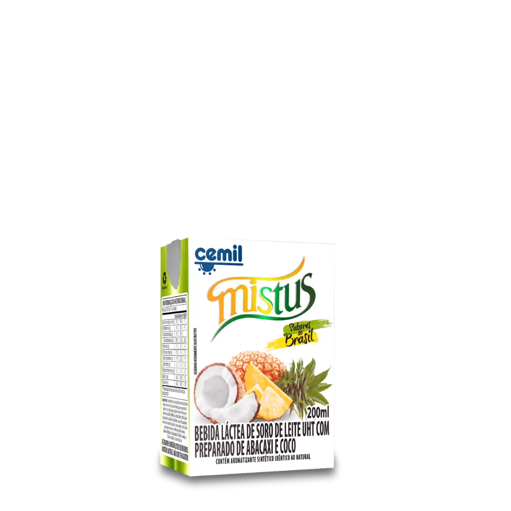 BEBIDA LACTEA COCO E ABACAXI CEMIL 200ML
