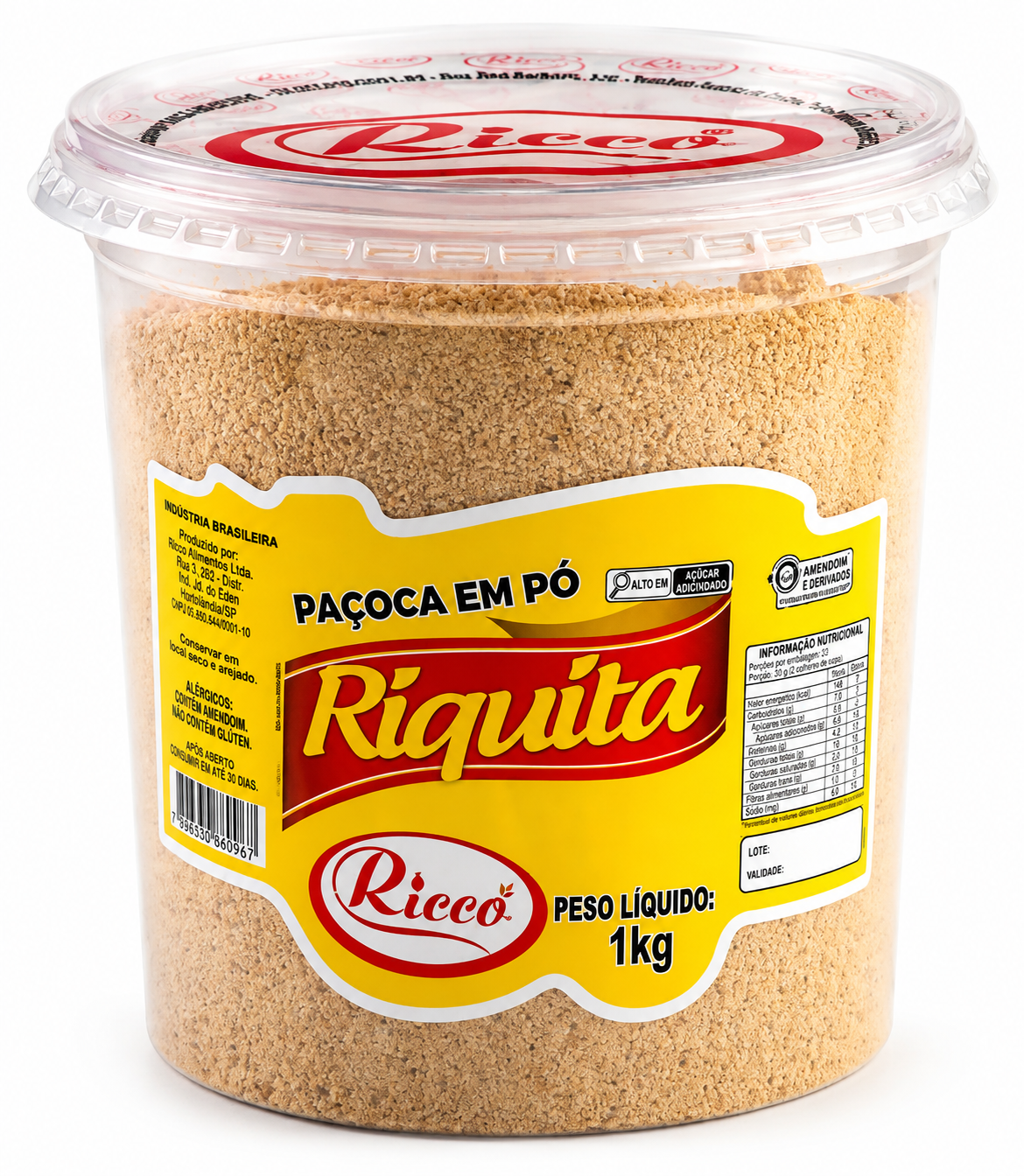 PACOCA MOIDA RIQUITA POTE 1KG