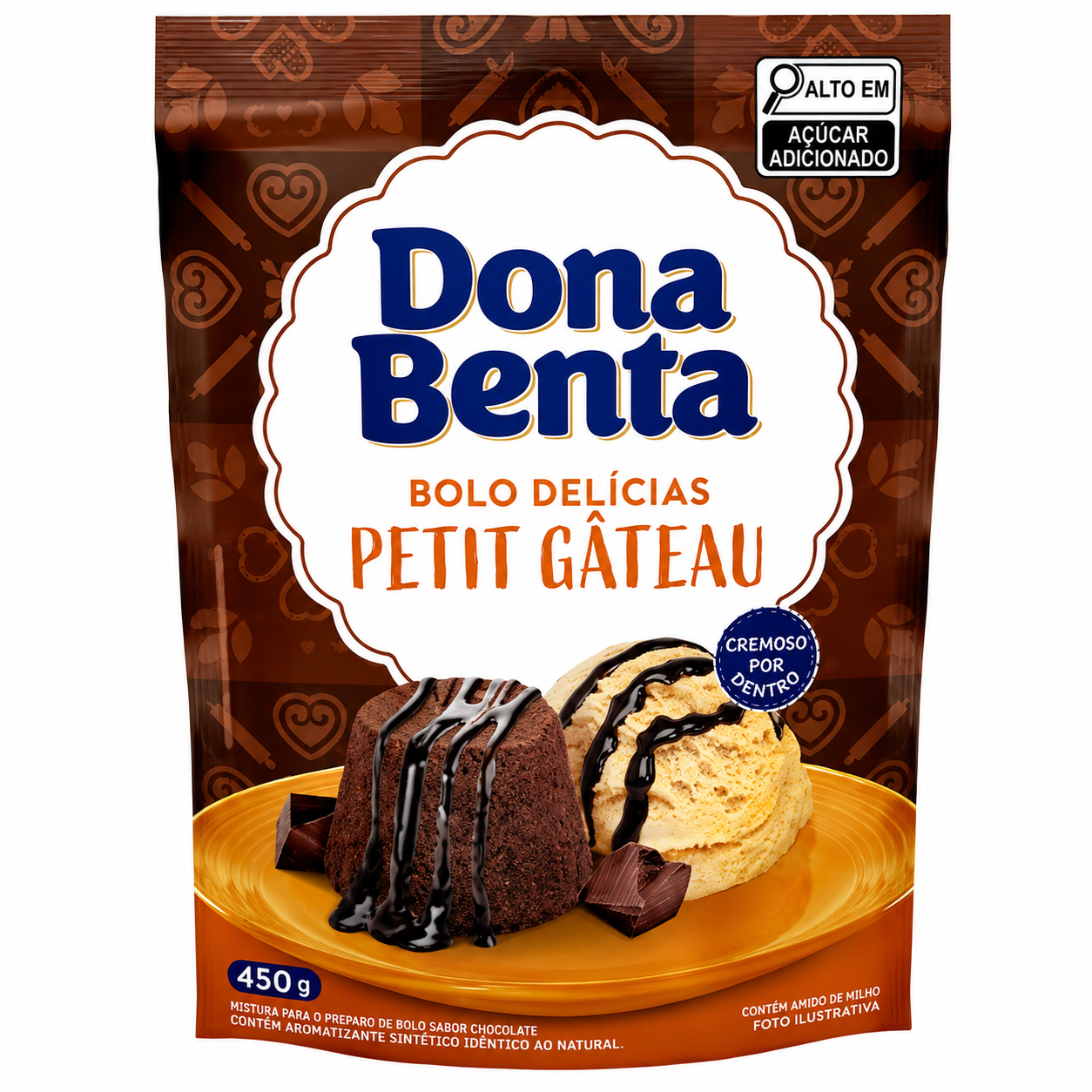 MISTURA BOLO DONA BENTA PETIT GATEA 450G