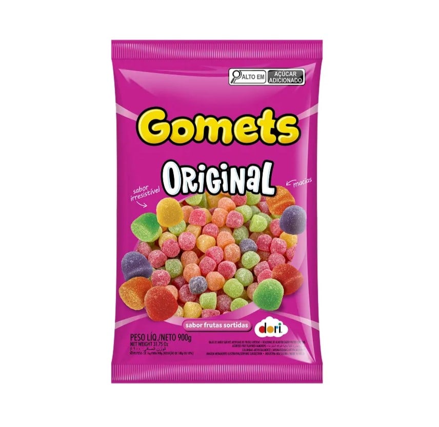 GOMA DORI GOMETS SINO SORTIDA 900G