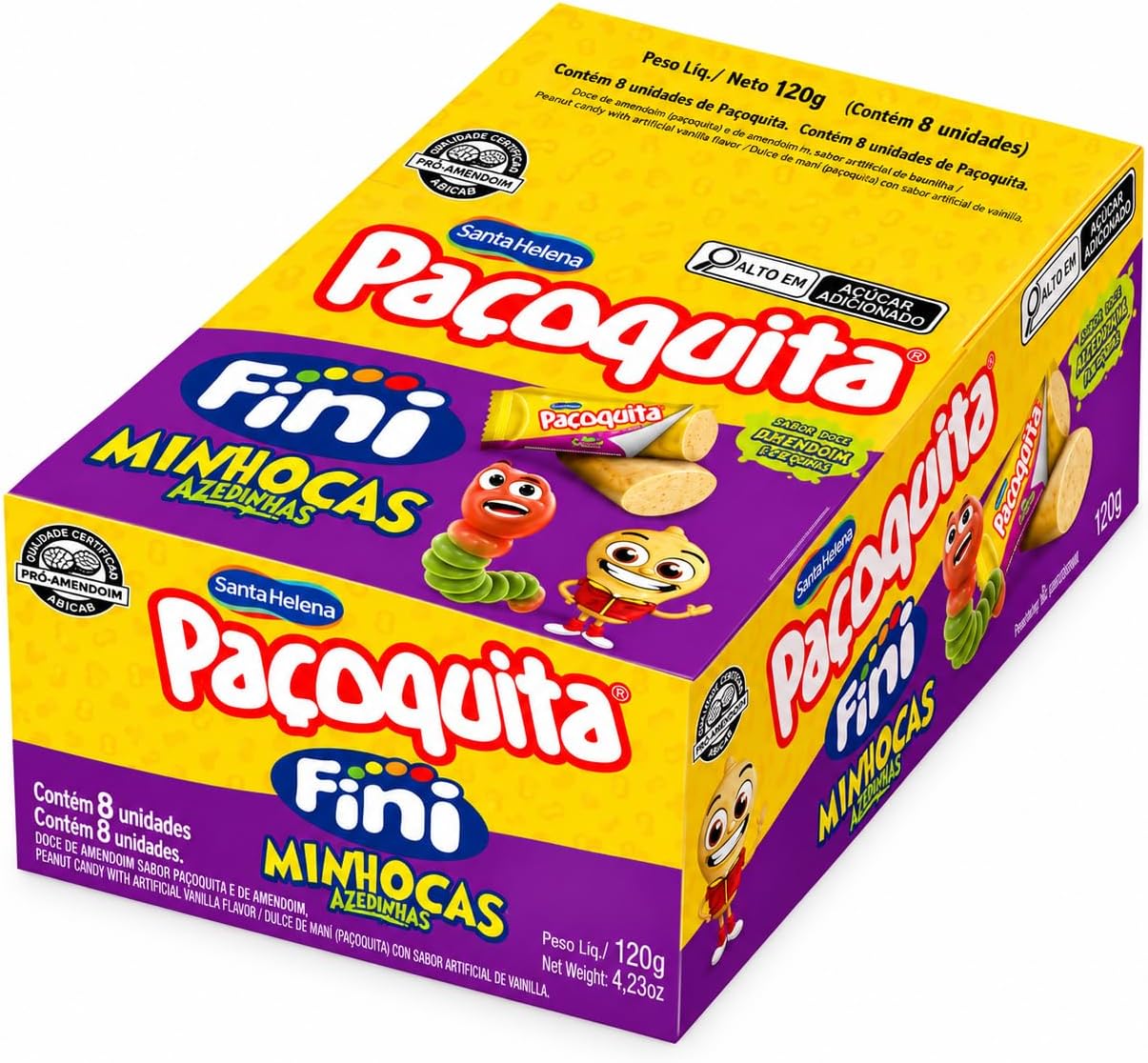 PACOCA STA HELENA FINI MINHOCA ROLHA C/8