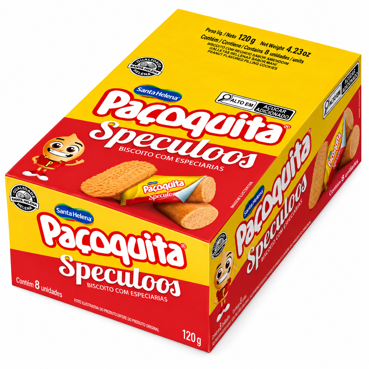 PACOCA STA HELENA SPECULOOS ROLHA C/8