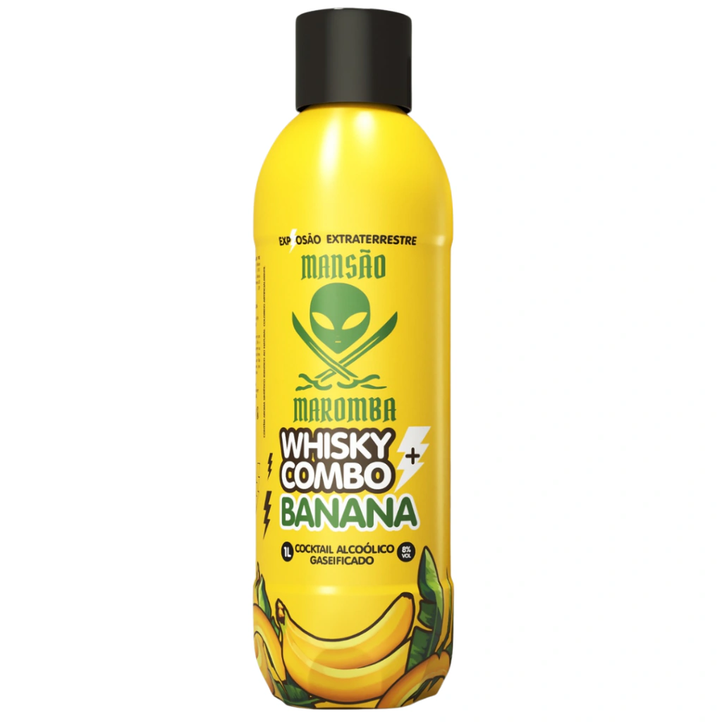 BEBIDA MANSAO MAROMBA WHISKY BANANA 1L