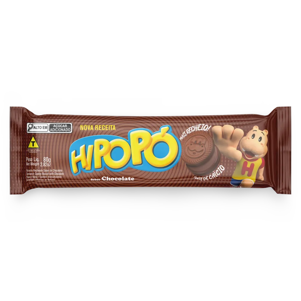 BISC RECH HIPOPO CHOCOLATE 72G