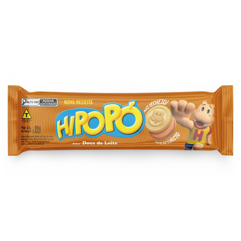 BISC RECH HIPOPO DOCE DE LEITE 80G