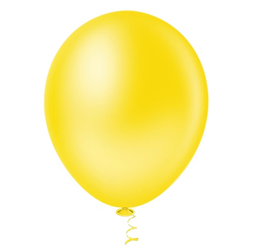 BALAO PIC PIC LISO GF N9 AMARELO C/50