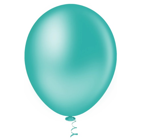 BALAO PIC PIC LISO GF N9 AZUL TURQ C/50