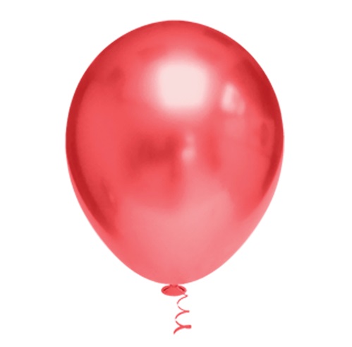 BALAO PIC PIC PLATINO N9 VERMELHO C/25