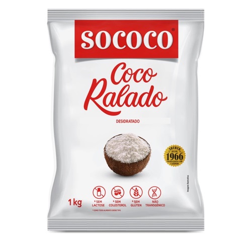 COCO RALADO SOCOCO DESIDRATADO 1KG