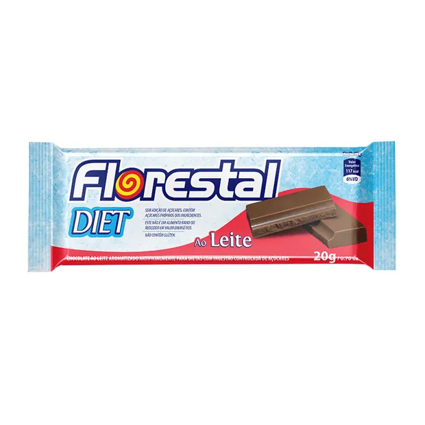 CHOC TABLETE FLORESTAL 20G LEITE DIET