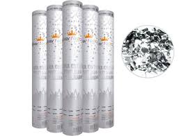 LANCA CONFETE SILVER PRATEADO 30CM UN