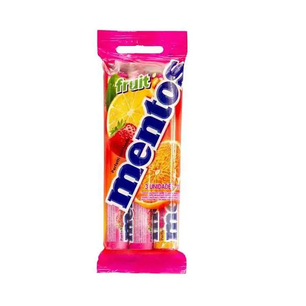 MENTOS 112,5G FRUIT C/3 UN