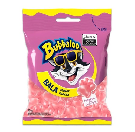 BALA BUBBALOO GELATINA TUTTI FRUTTI 75G