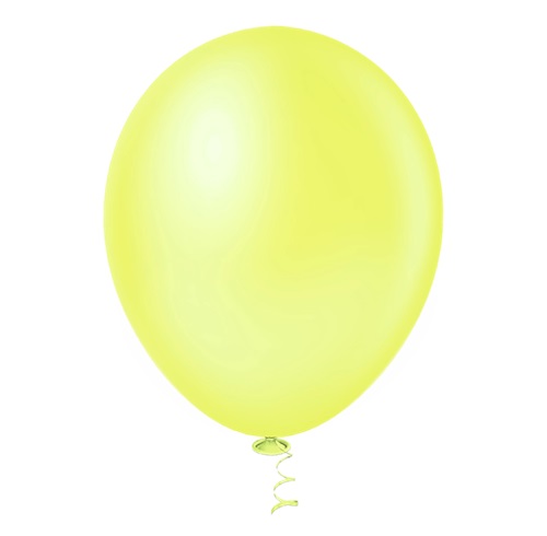 BALAO PIC PIC LISO N9 NEON AMARELO C/25