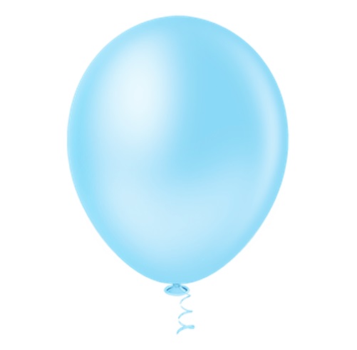 BALAO PIC PIC LISO N9 NEON AZUL C/25
