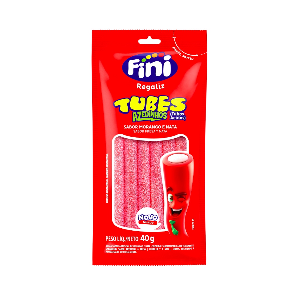 SM TUBES FINI MORANGO CITRICO 35G