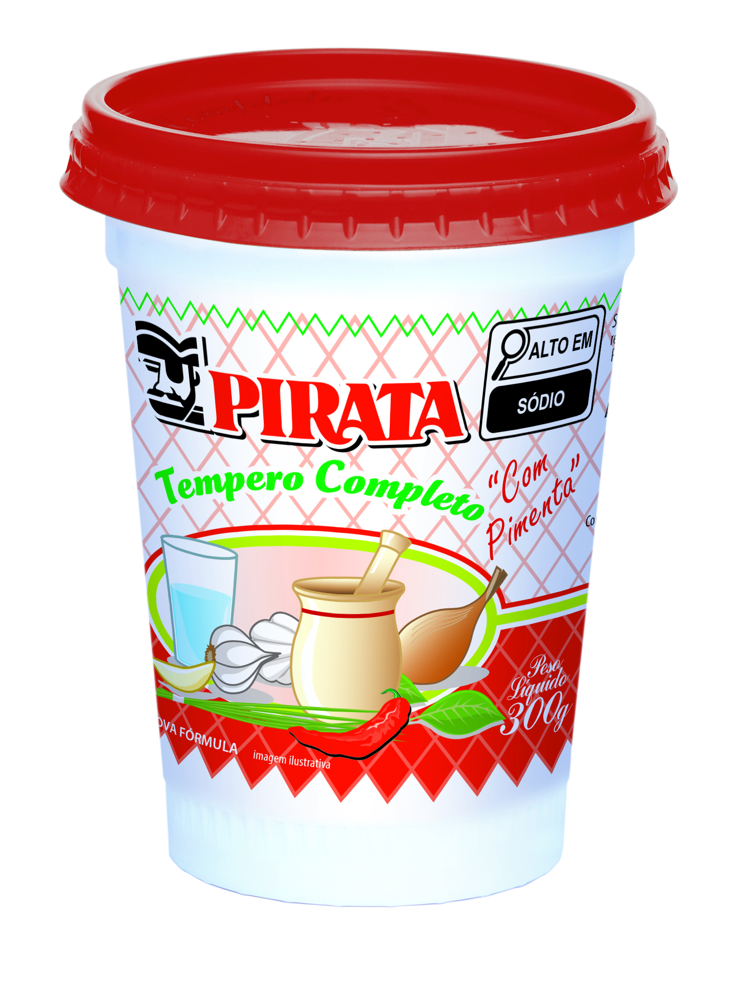 TEMP PIRATA COMP C/PIMENTA 300G