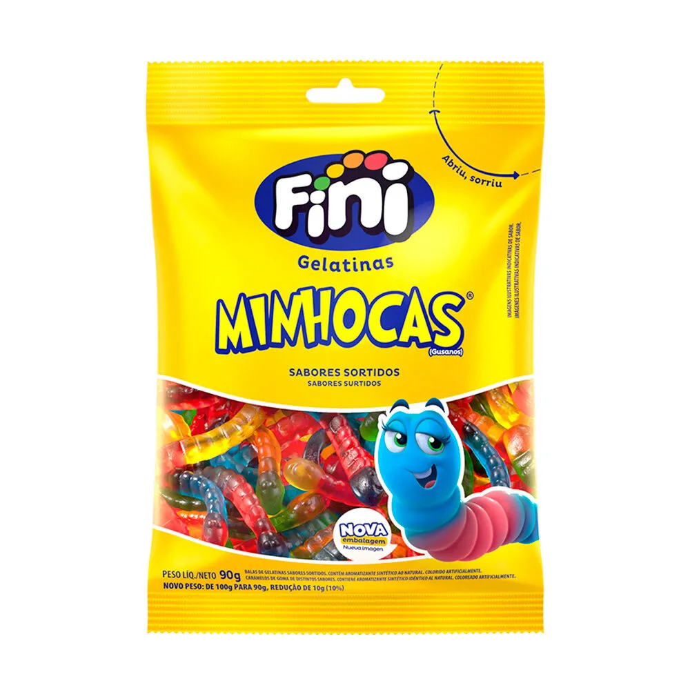 SM FINI MINHOCA DE GELATINA 80G