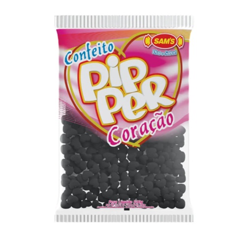 CONFEITO PIPPER COR BLACK 500G