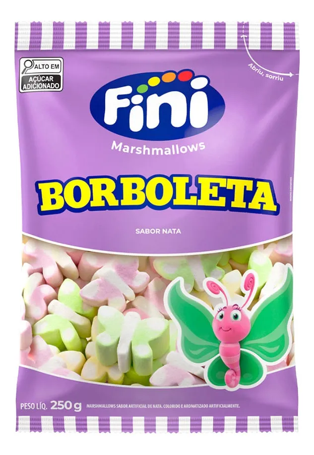 MARSHMALOW FINI BORBOLETA 250G