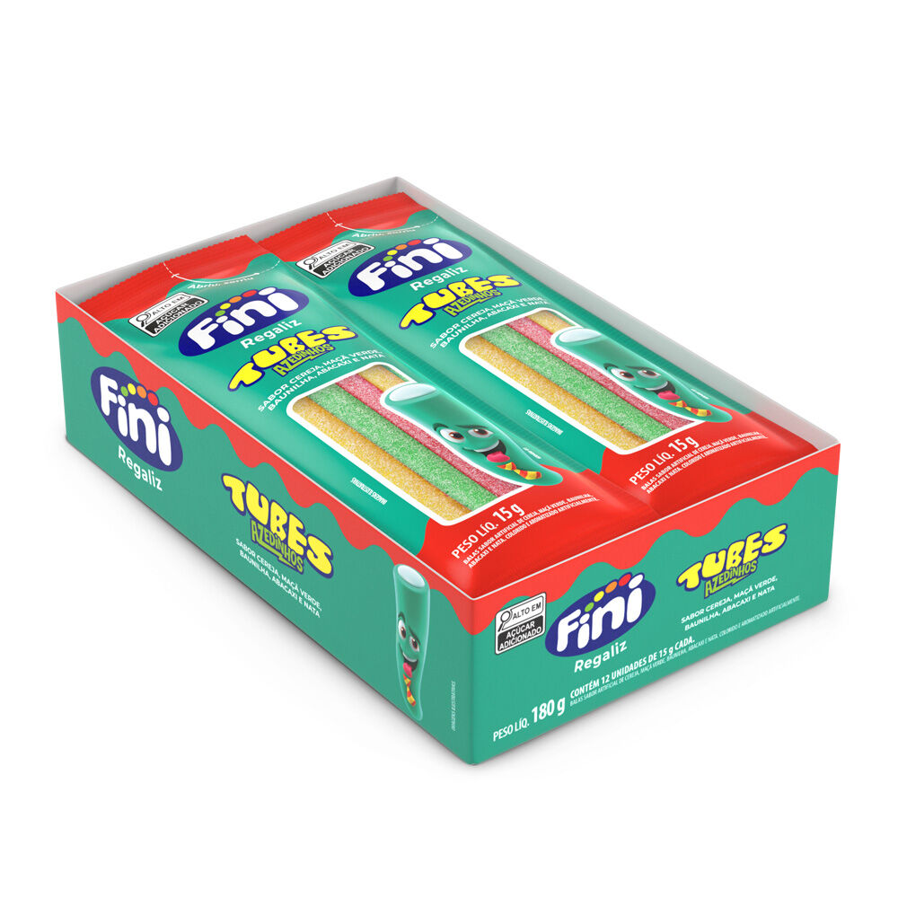TUBES FINI ACIDO MIX 3 CORES C/12X15G