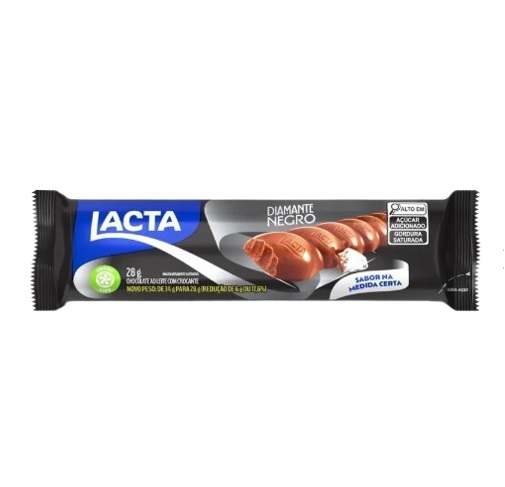 CHOC TABLETE LACTA DIAMANTE NEGRO 28G UN