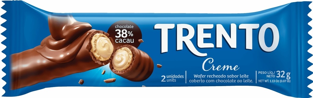 CHOC TRENTO 32G C/RECH CREME UN