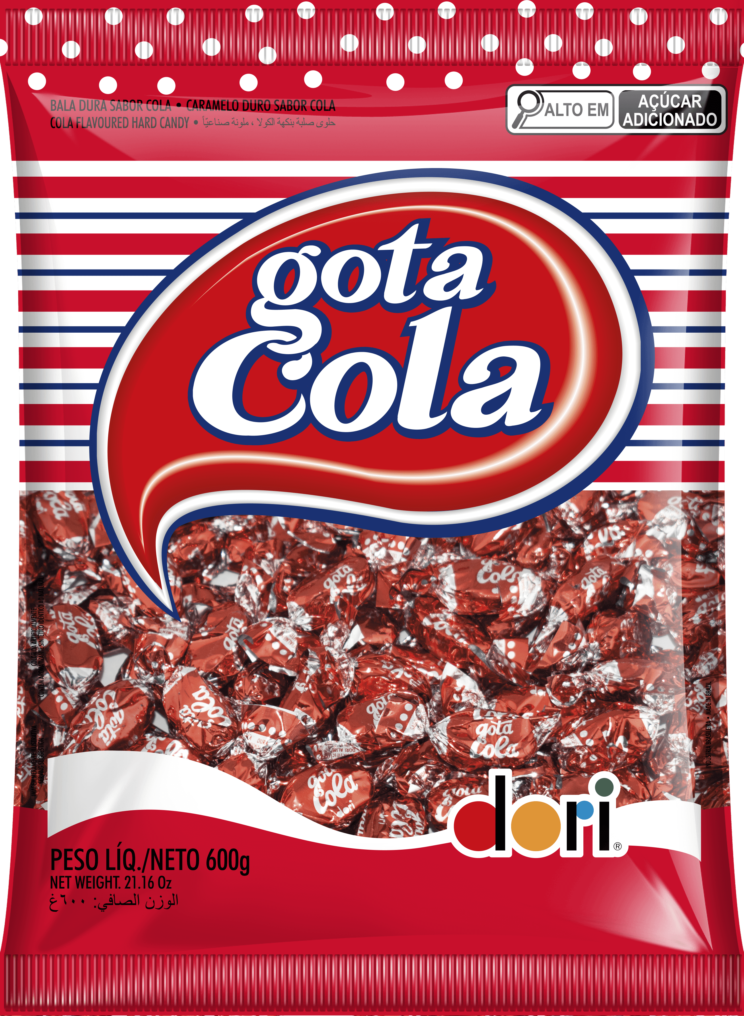 BALA DORI GOTA COLA 600G