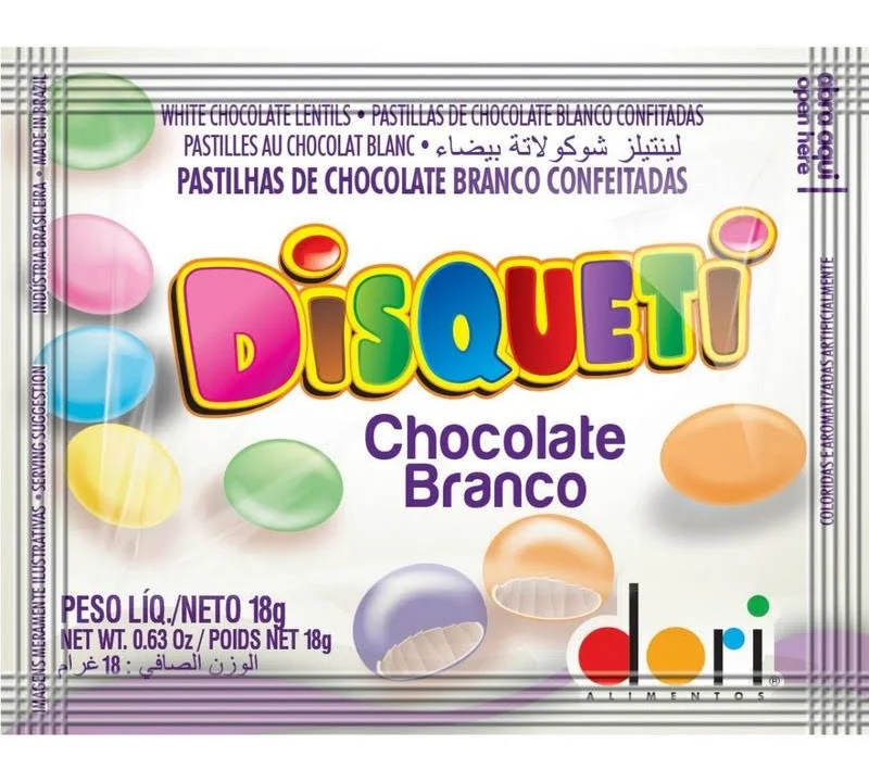 DISQUETI DORI CHOC BCO CONF CX C/24X18G