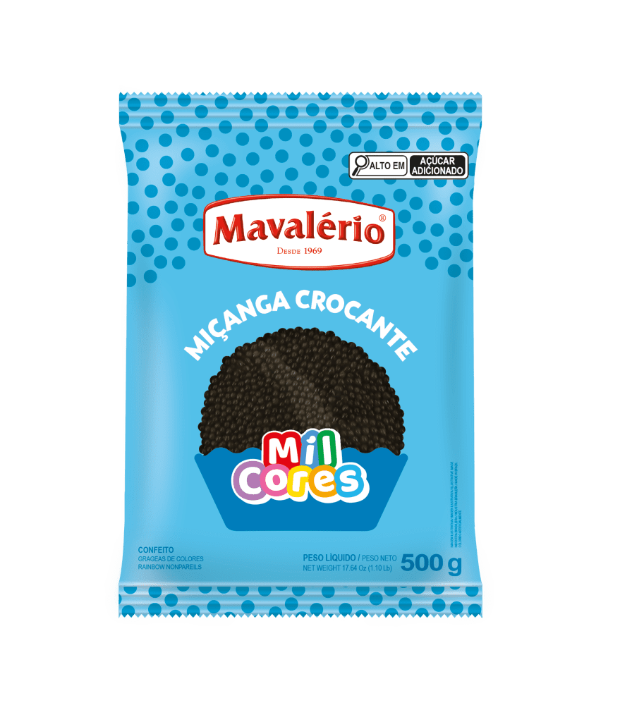 CONFEITO MAVALERIO MICANGA CHOCOLAT 500G