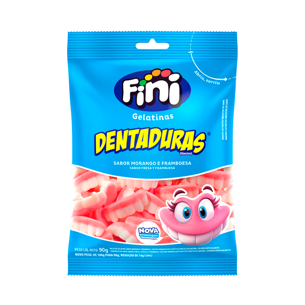 SM FINI DENTADURAS GELATINA 90G