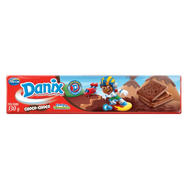 BISC RECH DANIX CHOC/CHOC 130G