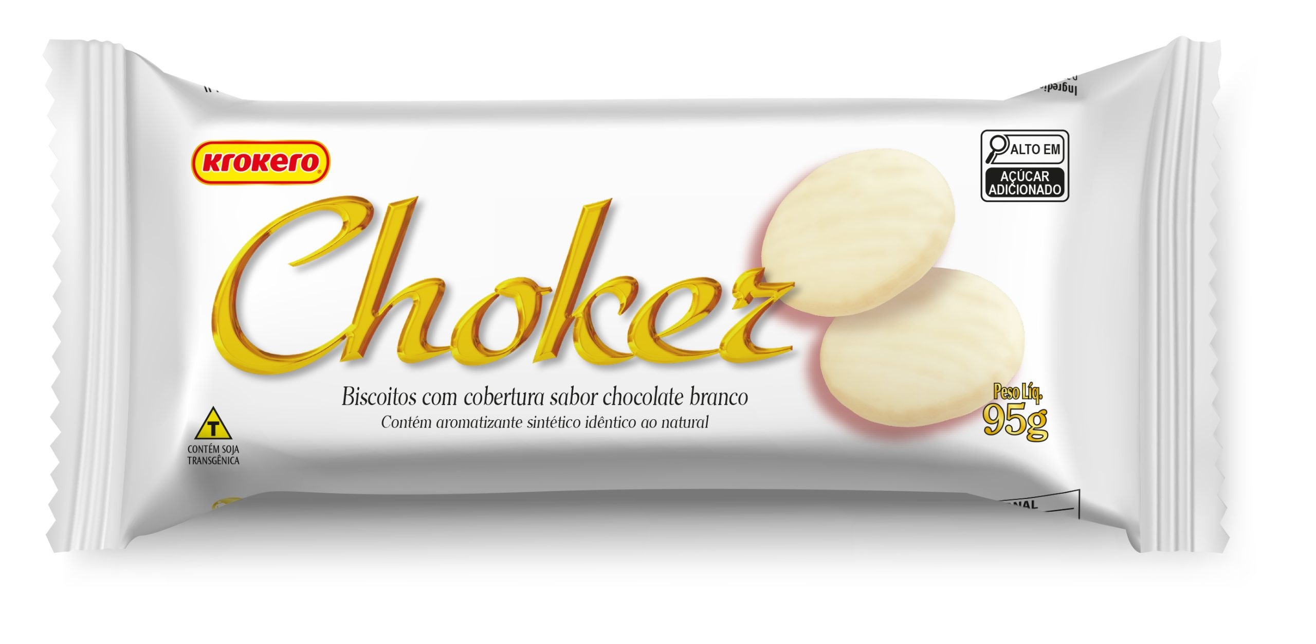 BISC CHOKER KROKERO CHOC BCO 95G