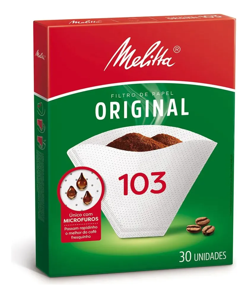 FILTRO PAPEL CAFE MELITTA 103 C/30